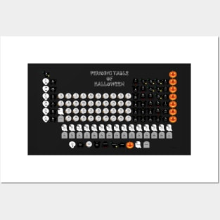 Halloween Periodic Table (118 Elements) Posters and Art